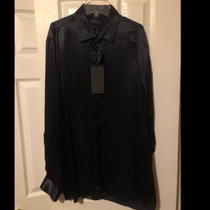 Zara men silk dress shirt 👔🕺🏻